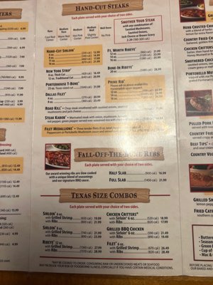 Menu photo 3 Texas Roadhouse Mckinney, TX