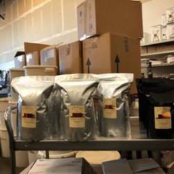 Chatz Roasting Company - Another day at the warehouse packing coffee.