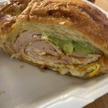 DC Cafe Donuts - 11. Turkey, Eggs and Cheese Croissant - Donuts Near Me - Reseda, California