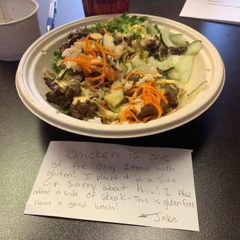 BIBIBOP Asian Grill - Steak bowl...gluten free!! - Asian Fusion Near Me - Dayton, Ohio