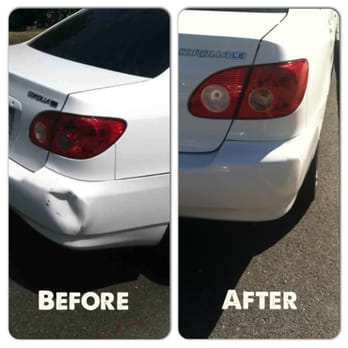 Auto Recon Express - Not th greatest after picture. Looks much better in person. - Mobile Dent Repair Near Me