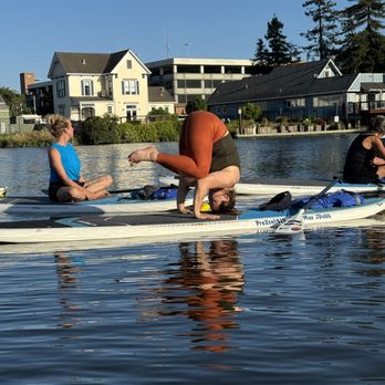 The Floathouse - SUP Yoga on the basin is a Floathouse favorite. - Rafting/Kayaking Near Me - Petaluma, California The Floathouse - SUP Yoga on the basin is a Floathouse favorite. - Rafting/Kayaking Near Me - Petaluma, California