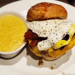 Farmhouse Burger & Cheese Grits