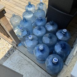 Hinckley Springs Water - These sat on my porch for 80 days..... thanks primo you suck...... if I could give negative stars I would