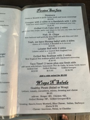 Menu photo 2 Pirates Pub & Grub Madeira Beach, FL Menu photo 2 Pirates Pub & Grub Madeira Beach, FL