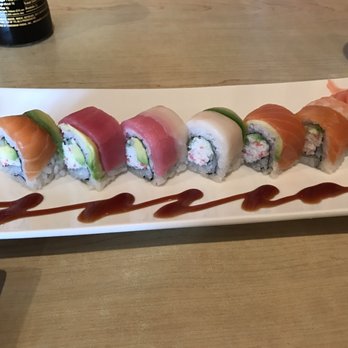 Kami Teriyaki and Sushi - Rainbow roll so fresh and yummy - Sushi Bars Near Me - Monroe, Washington
