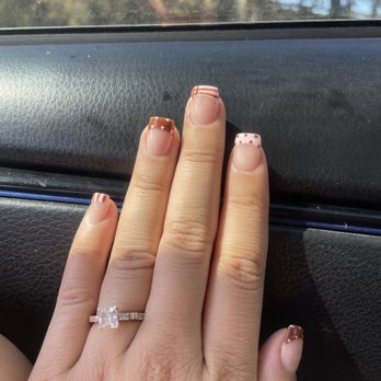 Lux Spa & Nails - pink and brown nails - Nail Salons Near Me - Chula Vista, California Lux Spa & Nails - pink and brown nails - Nail Salons Near Me - Chula Vista, California