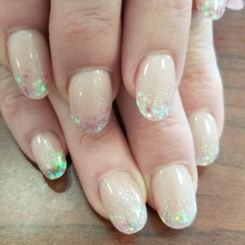 A+ Nail & Spa - 3 color powder Ombre. Most custom and beautiful for my birthday. Thank you A+ Nail and Spa and thank you Tony - Nail Salons Near Me - Dana Point, California