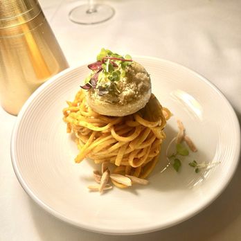 Criollo Restaurant - Pasta with artichoke garlic and Gorgonzola - New American Near Me - New Orleans, Louisiana