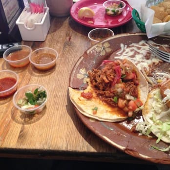 La Santisima - Took the leap of faith before the shot. Two tacos--Cochinita Pibil and Fish Taco - Mexican Near Me - Phoenix, Arizona La Santisima - Took the leap of faith before the shot. Two tacos--Cochinita Pibil and Fish Taco - Mexican Near Me - Phoenix, Arizona