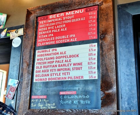 Menu photo 7 Great Divide Brewing Company Denver, CO Menu photo 7 Great Divide Brewing Company Denver, CO