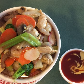 Tin Sing Restaurant - Sizzling happy noodles. Year after year consistent and tasty. #6 is amazing too. - Chinese Near Me - Junction City, Oregon