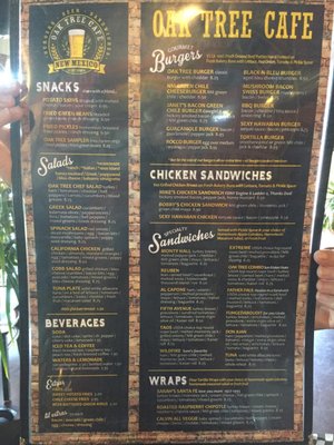 Menu photo 2 Oak Tree Cafe Albuquerque, NM