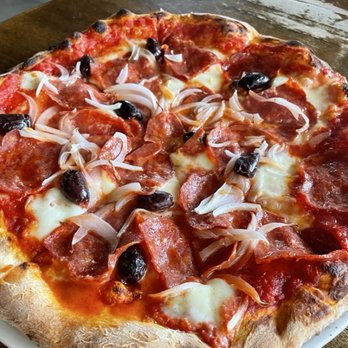 Forno 301 Phoenix - Pizza special of the day! It's basically the Diavola with onions and olives! - Pizza Near Me - Phoenix, Arizona Forno 301 Phoenix - Pizza special of the day! It's basically the Diavola with onions and olives! - Pizza Near Me - Phoenix, Arizona