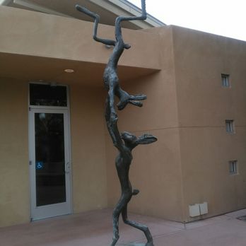 Faye Sarkowsky Sculpture Garden - Acrobatic Wabbits, friends of Elmer Fudd. - Art Museums Near Me - Palm Desert, California Faye Sarkowsky Sculpture Garden - Acrobatic Wabbits, friends of Elmer Fudd. - Art Museums Near Me - Palm Desert, California