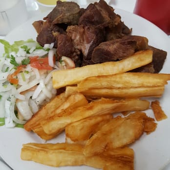 Mi Peru - yuca con chicharron - Latin American Near Me - Gaithersburg, Maryland Mi Peru - yuca con chicharron - Latin American Near Me - Gaithersburg, Maryland