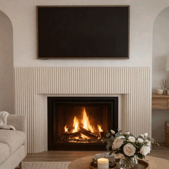 Studio Design Works - Fluted or Reeded mantels - Fireplace Services Near Me - Santa Ana, California Studio Design Works - Fluted or Reeded mantels - Fireplace Services Near Me - Santa Ana, California