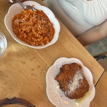 Sunday Gravy - Vodka pasta and a half a chicken cutlet - Italian Near Me - Inglewood, California Sunday Gravy - Vodka pasta and a half a chicken cutlet - Italian Near Me - Inglewood, California