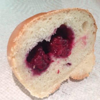 20 Shekels Bread - Look at the inside of this beautifully stuffed bread! It's fresh blackberries! - Bakeries Near Me - Clearwater, Florida 20 Shekels Bread - Look at the inside of this beautifully stuffed bread! It's fresh blackberries! - Bakeries Near Me - Clearwater, Florida