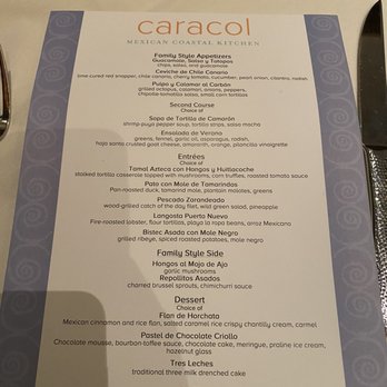 Caracol - Special event menu - Seafood Near Me - Houston, Texas Caracol - Special event menu - Seafood Near Me - Houston, Texas