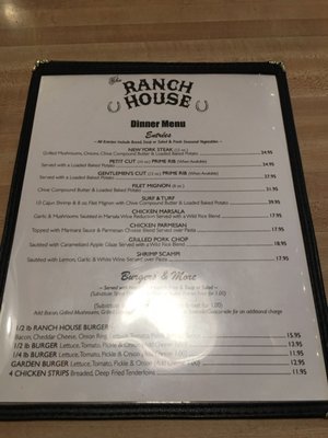 Menu photo 7 The Ranch House Chester, CA