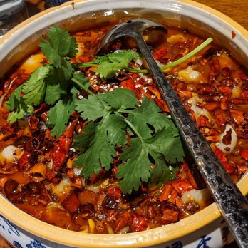 Mountain House - Fish in chili soup - Szechuan Near Me - Queens, New York Mountain House - Fish in chili soup - Szechuan Near Me - Queens, New York