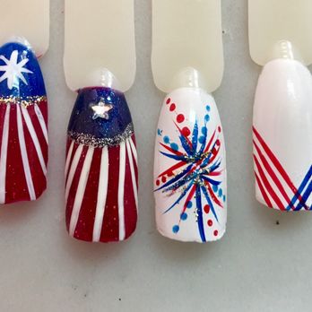 Tips and Toes - New examples of our many 4th of July nail art - Nail Salons Near Me - Traverse City, Michigan Tips and Toes - New examples of our many 4th of July nail art - Nail Salons Near Me - Traverse City, Michigan