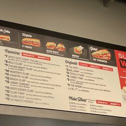 Jimmy John's - Menu September 2023