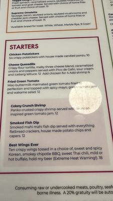 Menu photo 8 The View at Colony West Tamarac, FL Menu photo 8 The View at Colony West Tamarac, FL