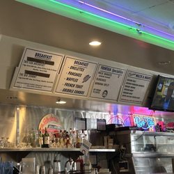 Rockin Johnny's Diner - Menu at a sitting-level distance
