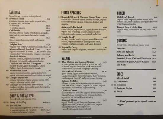 Menu photo 1 Le Pain Quotidien Brussels, BRU