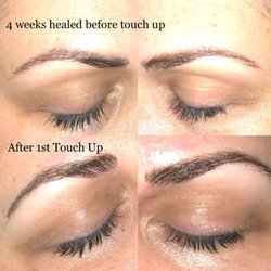 Bombshell Beauty Microblading & Permanent Cosmetics - Healed results, and touch up work