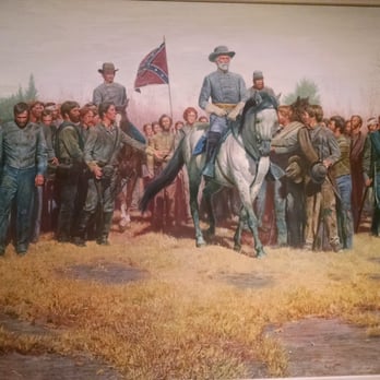 Booth Western Art Museum - General Lee with his men following the surrender, (the men expressed words of love and respect for the General) - Art Museums Near Me - Cartersville, Georgia Booth Western Art Museum - General Lee with his men following the surrender, (the men expressed words of love and respect for the General) - Art Museums Near Me - Cartersville, Georgia