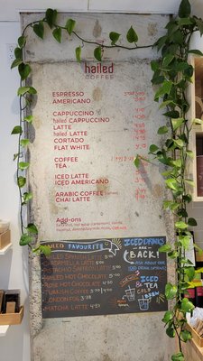 Menu photo 2 Hailed Coffee Toronto, ON Menu photo 2 Hailed Coffee Toronto, ON