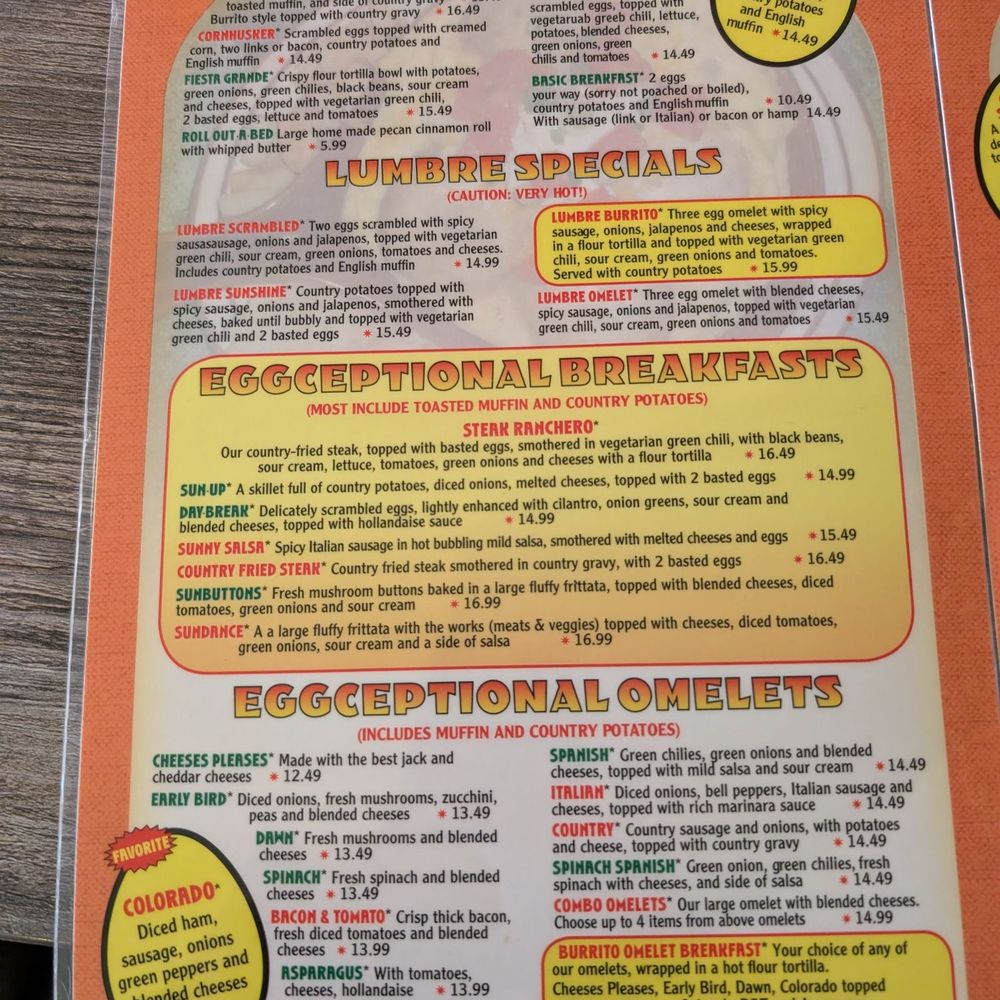 Sunrise Sunset - Menu - Breakfast & Brunch Near Me - Lakewood, Colorado Sunrise Sunset - Menu - Breakfast & Brunch Near Me - Lakewood, Colorado