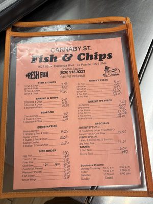 Menu photo 3 Carnaby St. Fish & Chips La Puente, CA Menu photo 3 Carnaby St. Fish & Chips La Puente, CA