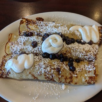 Eggs 'n Things - Sour cream blueberry crepes - Breakfast & Brunch Near Me - Honolulu, Hawaii
