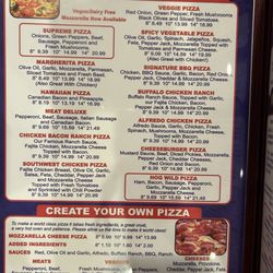 American Pie Pizza - Menu
