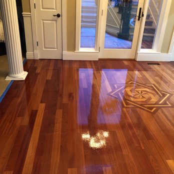 All Star Floor and Air - 2nd coat of polyurethane freshly rolled on the floors. - Carpet Cleaning Near Me - Kirkland, Washington All Star Floor and Air - 2nd coat of polyurethane freshly rolled on the floors. - Carpet Cleaning Near Me - Kirkland, Washington