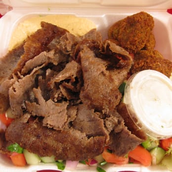 Boston Kebab - Boston - doner kebab plate, hummus, falafel, shepherd salad 8/2011 - Turkish Near Me