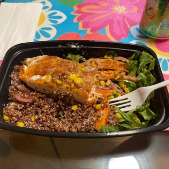 Cooked Klean - Salmon bowl - Salad Near Me - Queens, New York Cooked Klean - Salmon bowl - Salad Near Me - Queens, New York