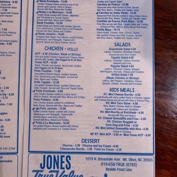 Mayas Bistro Resturant - Kids menu available - Mexican Near Me - Mount Olive, North Carolina