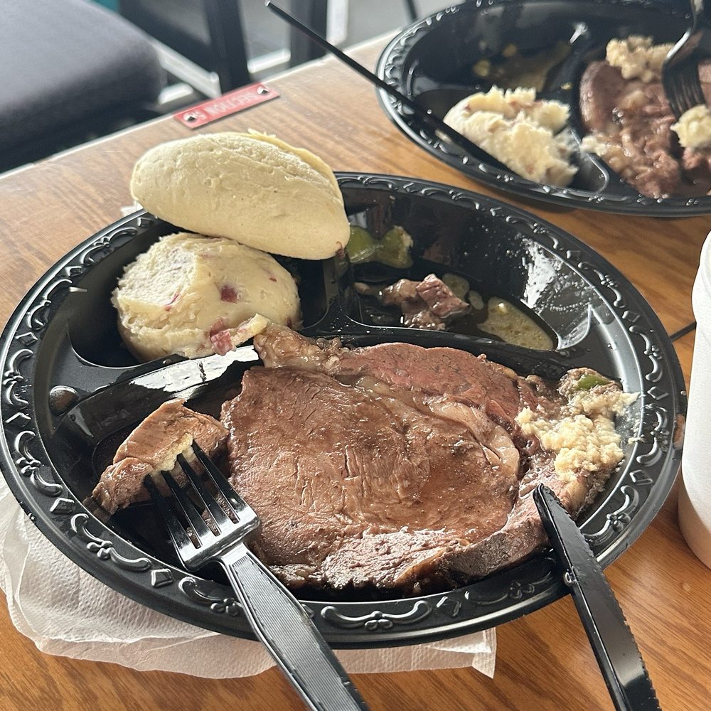 Dine and Cruise - Prime rib. Was very tasty, tender and good. - Boat Tours Near Me - Daytona Beach, Florida