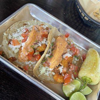 Baja Urban - Shrimp tacos with everything - Seafood Near Me - La Puente, California Baja Urban - Shrimp tacos with everything - Seafood Near Me - La Puente, California