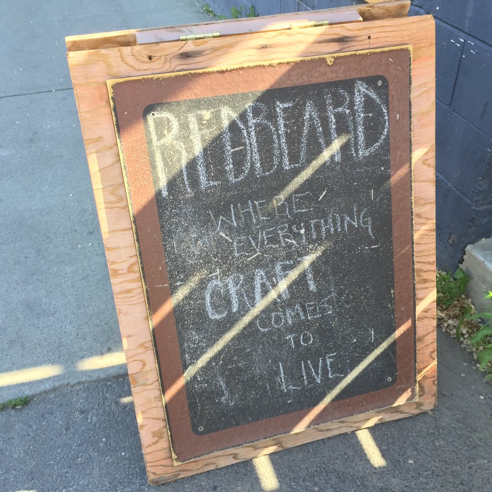 Red Beard Cafe - Sandwich board outside~ - Cafes Near Me - Kamloops, British Columbia