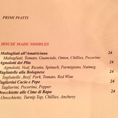 Menu photo 2 La Quercia Vancouver, BC