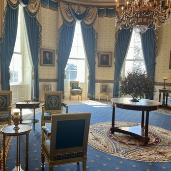 The White House - Blue room - Landmarks & Historical Buildings Near Me - Washington, DC, District of Columbia