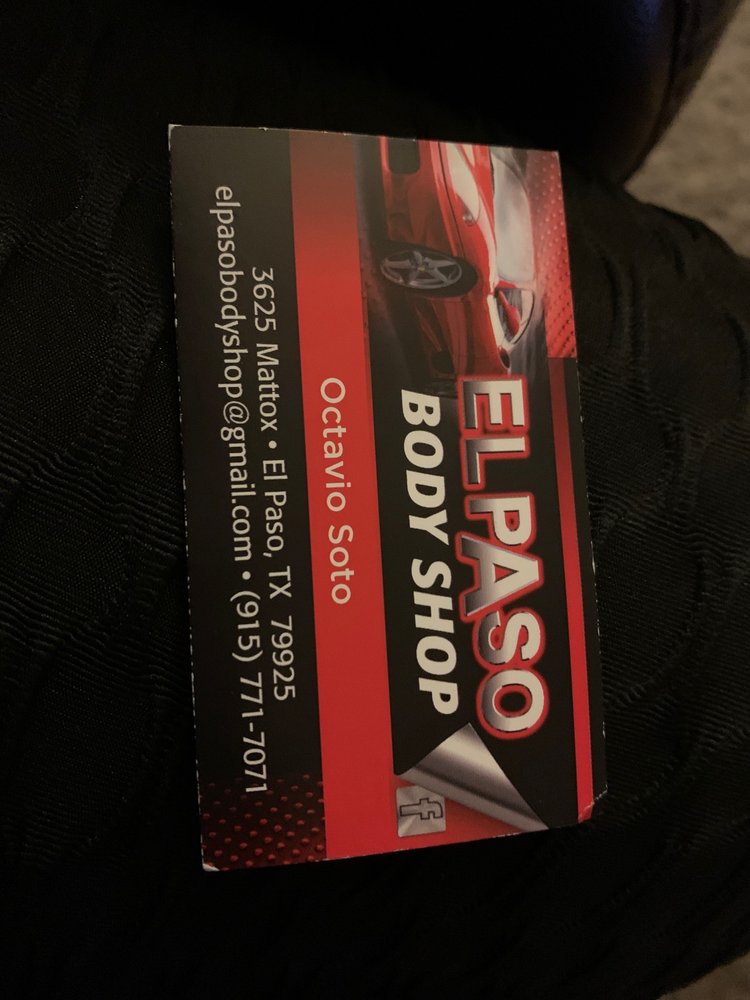 EL PASO BODY SHOP 3625 Mattox St, El Paso, Texas Body Shops Phone