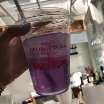 Café Georgetown - BLUEBERRY LAVENDER ICED TEA - Coffee & Tea Near Me - Washington, DC, District of Columbia