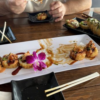 Vegan Castle - Shrimpless Tempura Roll - Vegan Near Me - Long Beach, California